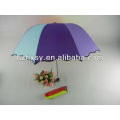 3 Color cambiando paraguas plegable
